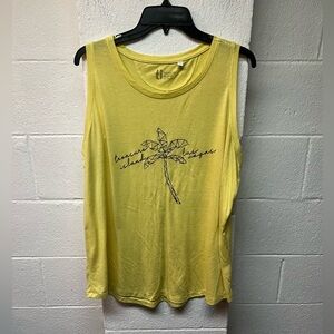 Yellow Graphic Tank Top. Treasure Island- Las Vegas. XXL